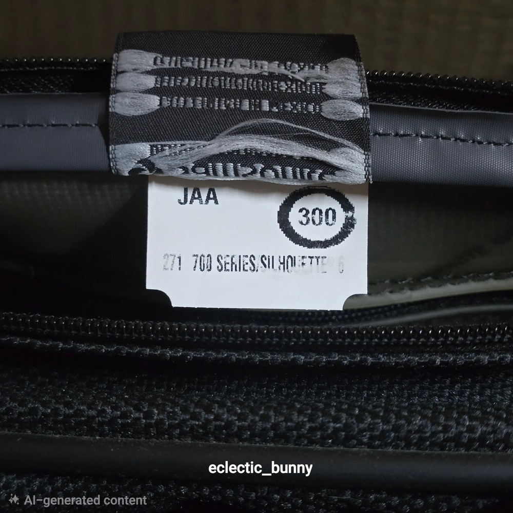 Vintage Samsonite Silhouette 6 700 Series Ballistic Nylon Boarding Bag - Picture 2 of 14